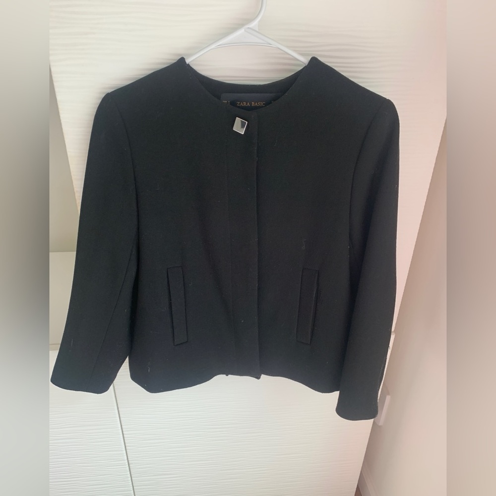 Zara coat in black